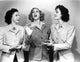 Andrew Sisters singing photo print showcasing their vibrant performance.