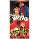 Randy Rides Alone Movie Poster 11x17 Print