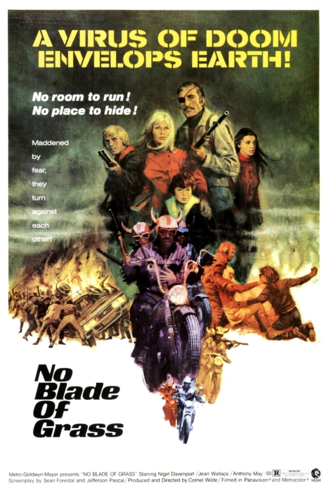 No Blade of Grass movie masterprint poster featuring Jean Wallace and Nigel Davenport.