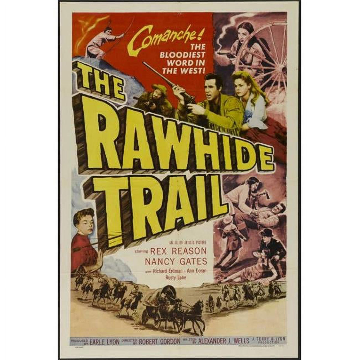The Rawhide Trail Movie Poster Print - Classic film poster in 27x40 size.