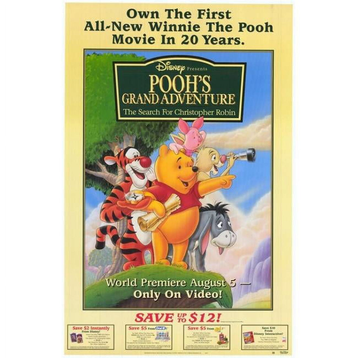 Pooh's Grand Adventure Movie Poster Print - 27x40