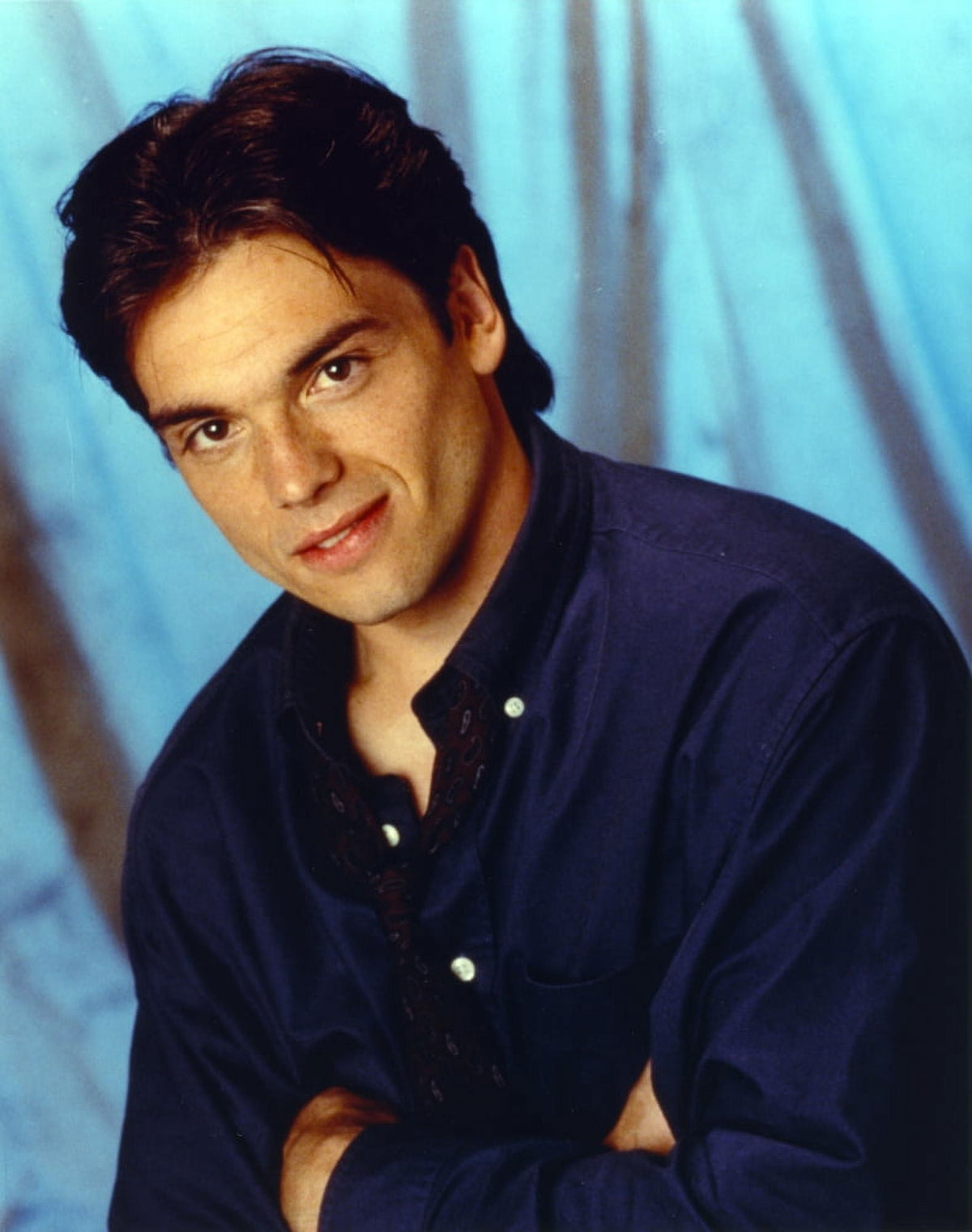 Jason Gedrick portrait photo print in black polo