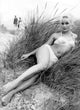Elke Sommer Laying in Grass Photo Print
