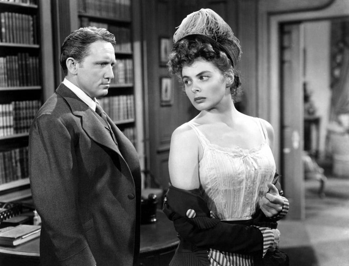 Dr. Jekyll and Mr. Hyde 1941 movie poster print featuring Spencer Tracy and Ingrid Bergman