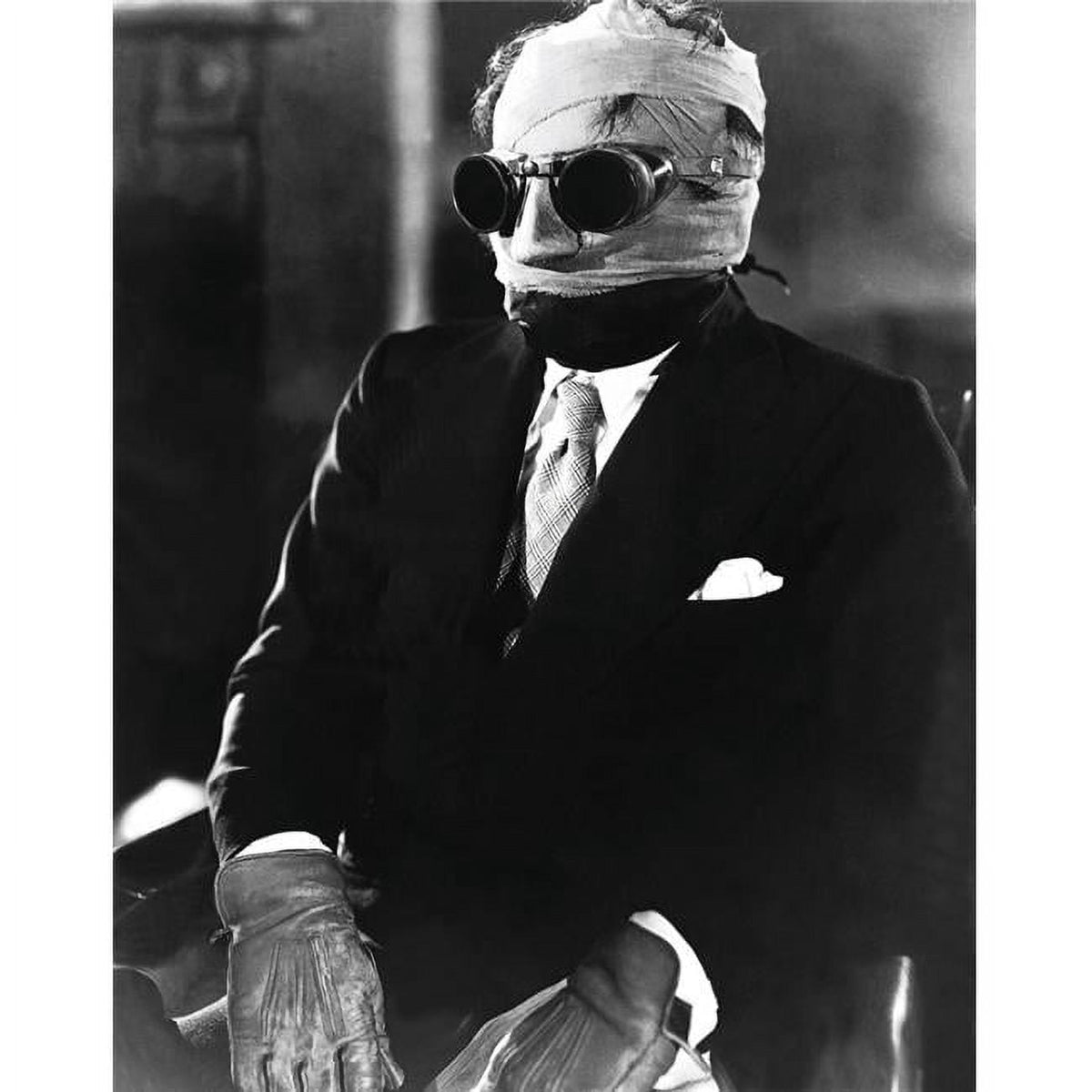 The Invisible Man 1933 movie poster print featuring Claude Rains.