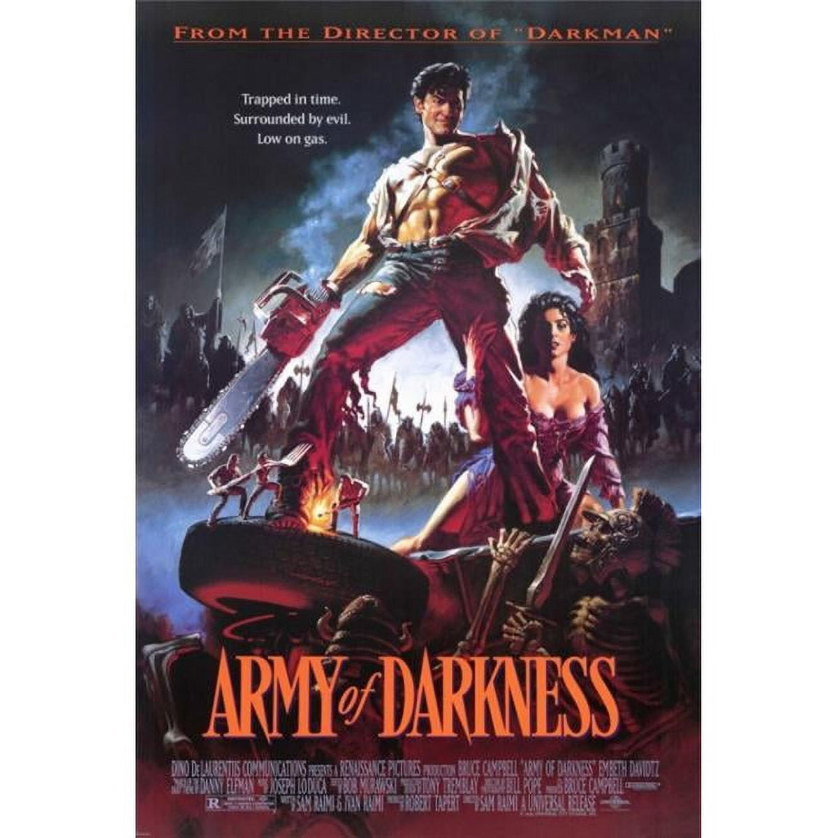 Army of Darkness Movie Poster Print 27x40 - vibrant and iconic