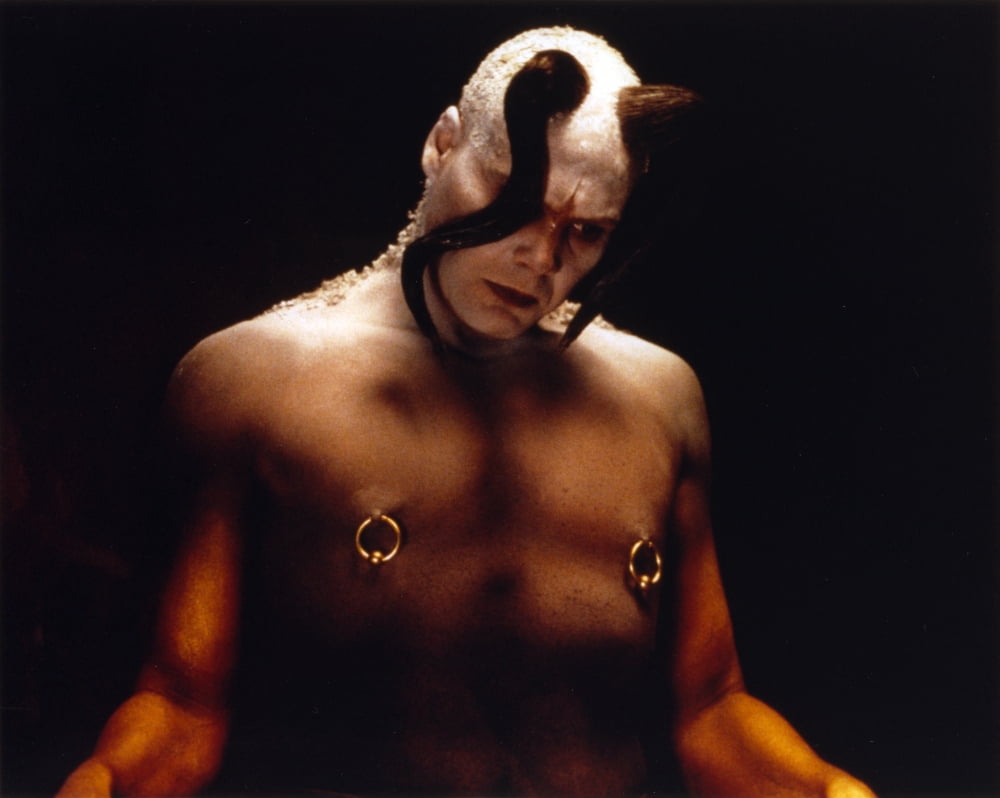 Vincent D'Onofrio portrait photo print in demon outfit on black background