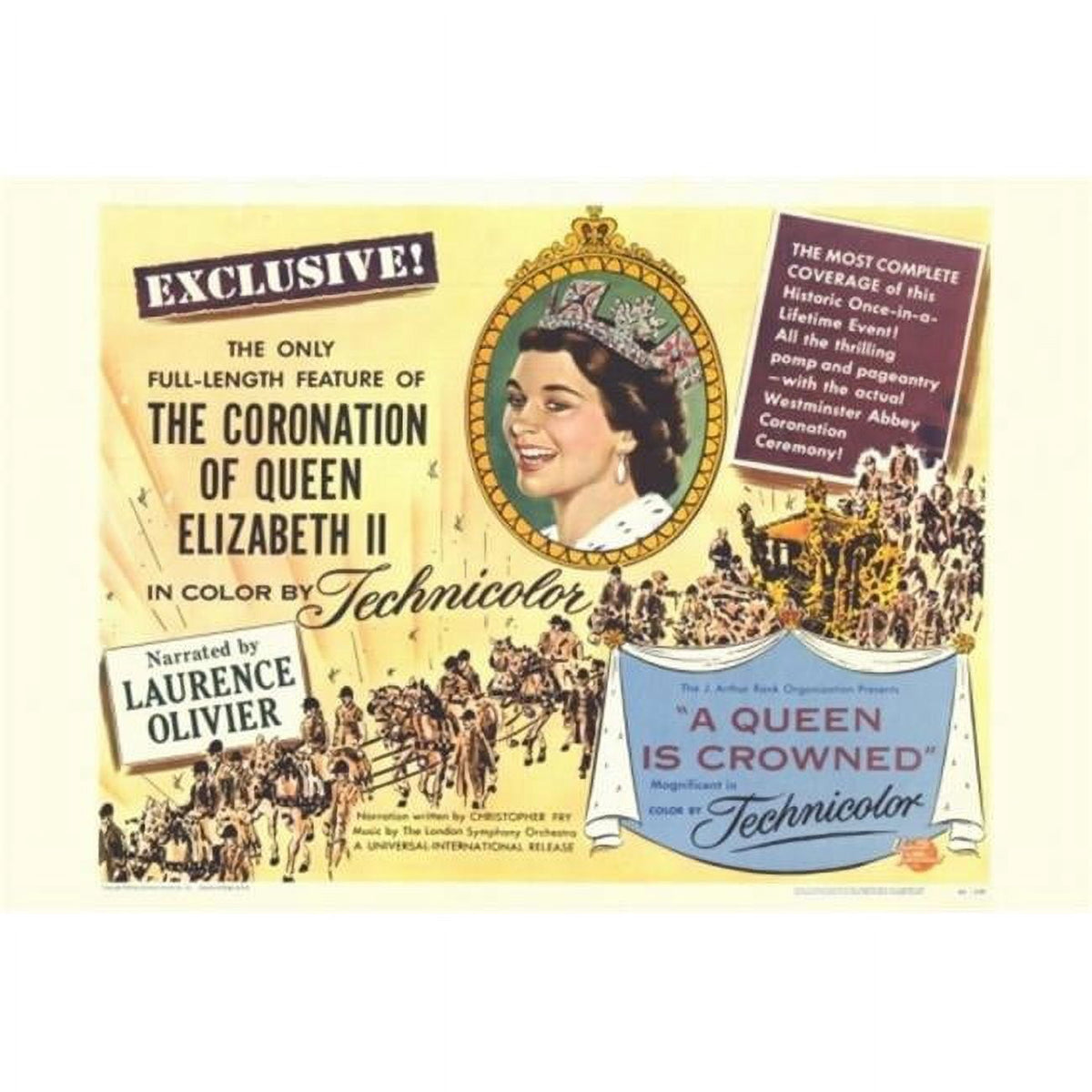 A Queen Is Crowned movie poster print showcasing elegant cinematic imagery.