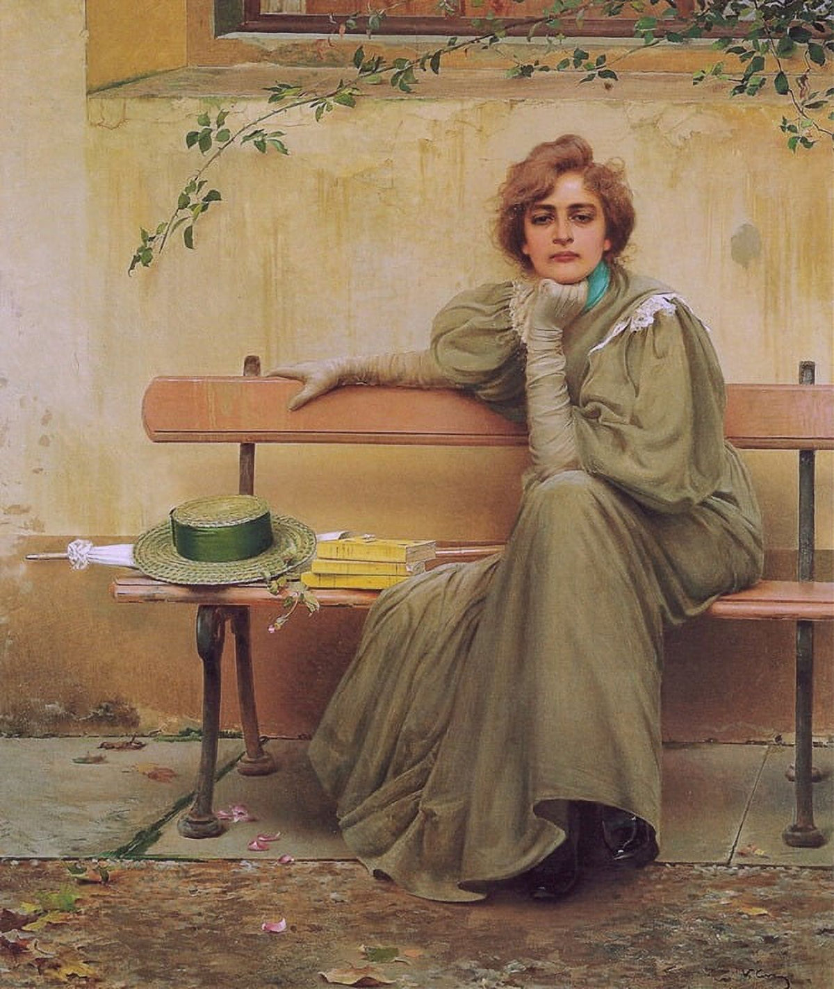 Dreams art poster print by Vittorio Matteo Corcos in multiple sizes