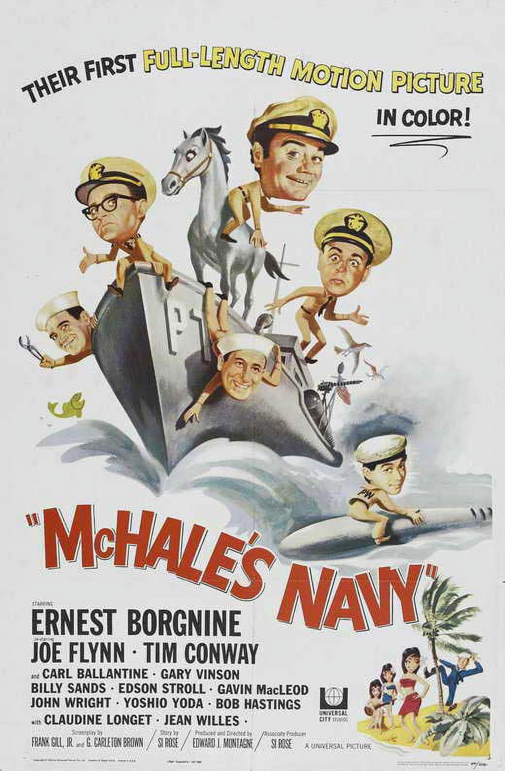 McHale's Navy Movie Poster 11x17 print featuring classic film art