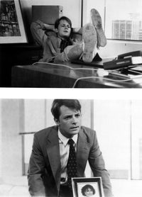 Michael J. Fox film stills photo print showcasing iconic scenes.