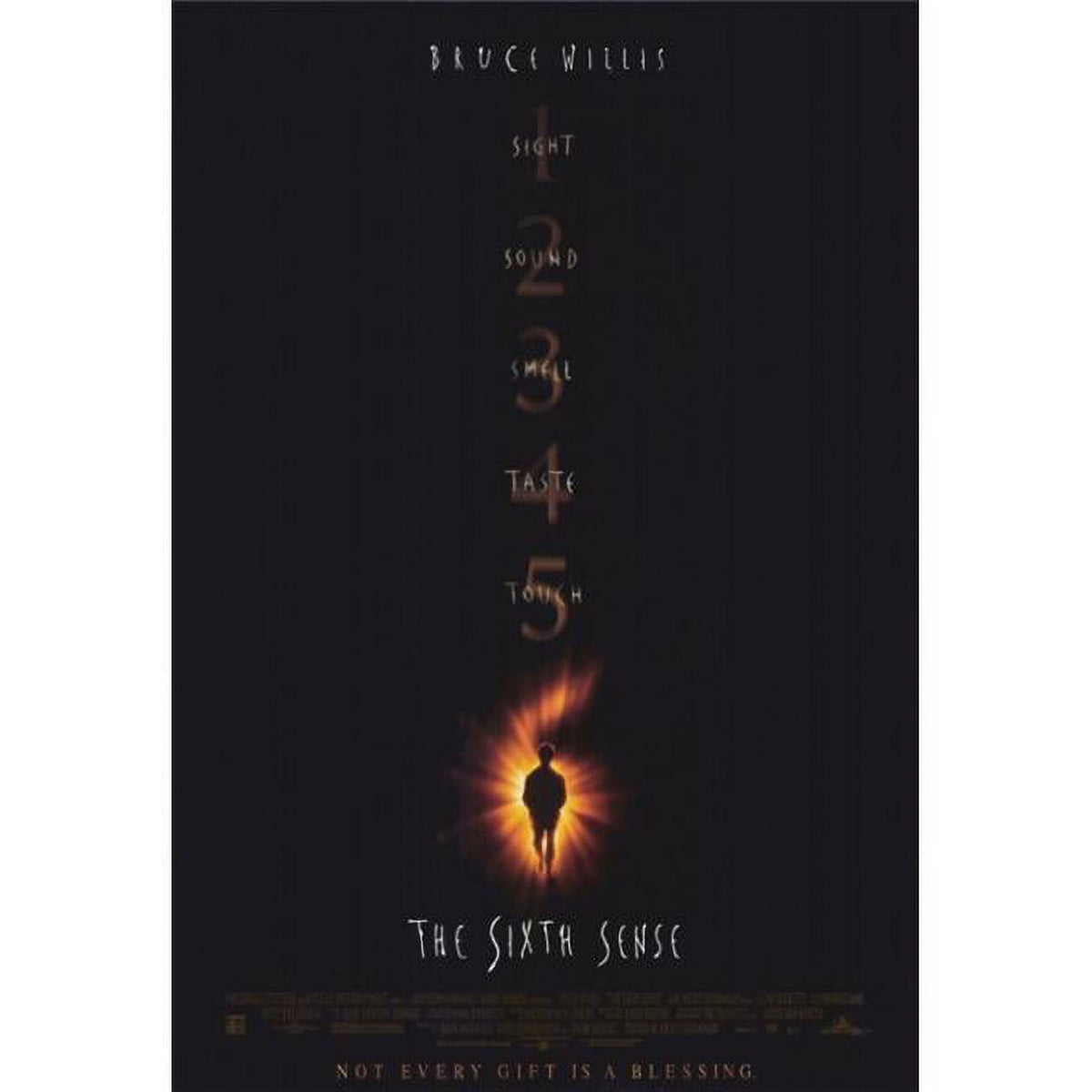 The Sixth Sense Movie Poster Print in 27x40 size.