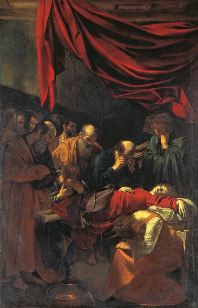 Death of the Virgin Mary Poster Print - Elegant Art Piece