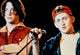 Bill and Ted's Bogus Journey photo print featuring Keanu Reeves and Alex Winter.