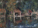 Washing Place in Grez-sur-Loing art print by Asai Chū, serene riverside scene.