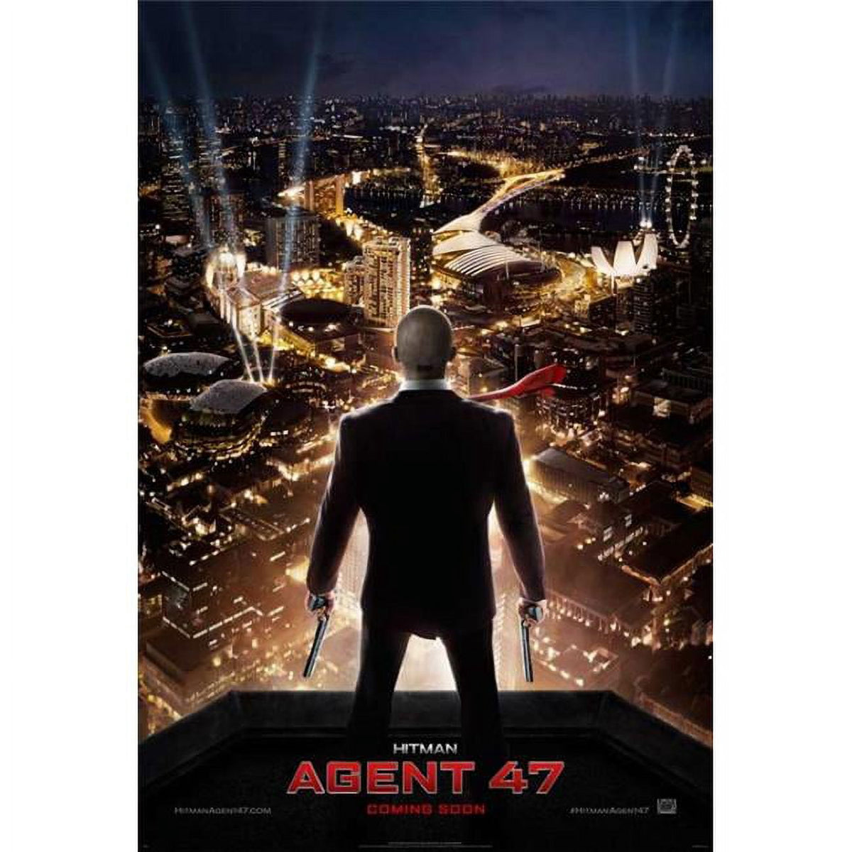 Hitman Agent 47 Movie Poster 27x40 print - action movie decor