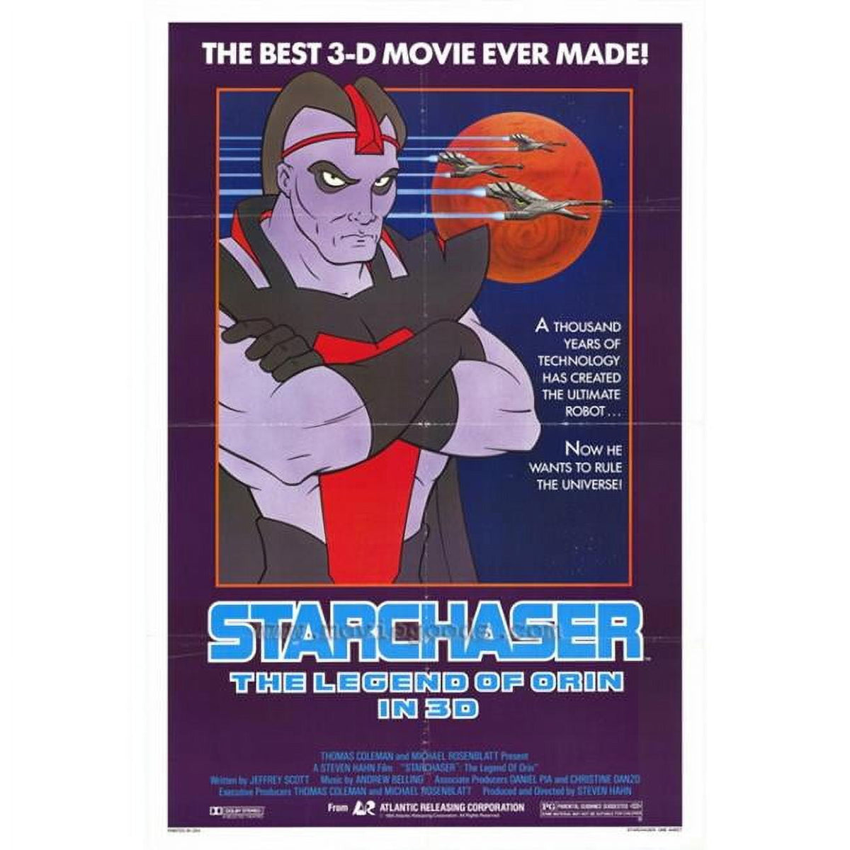 Starchaser: The Legend of Orin movie poster print 27x40 inches.