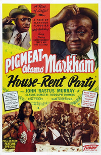 House-Rent Party Movie Masterprint Poster featuring Dewey 'Pigmeat' Markham