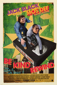 Be Kind Rewind Movie Poster 11x17 print for movie lovers.