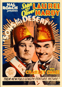 Sons Of The Desert Movie Poster Print featuring Oliver Hardy and Stan Laurel, 1933, 11x17.