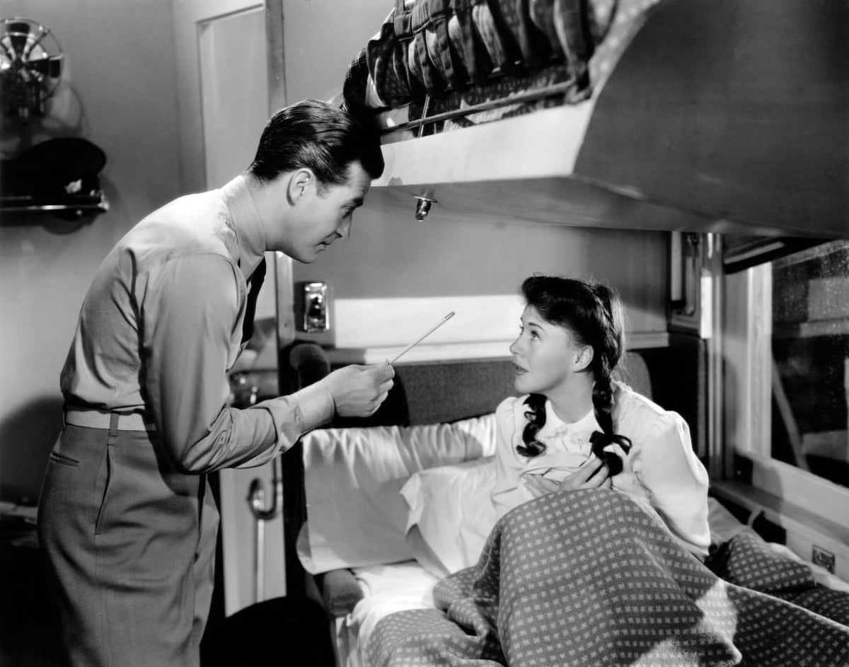 The Major and The Minor movie poster print featuring Ray Milland and Ginger Rogers