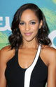 Megalyn Echikunwoke at The CW Upfronts 2016 poster print.