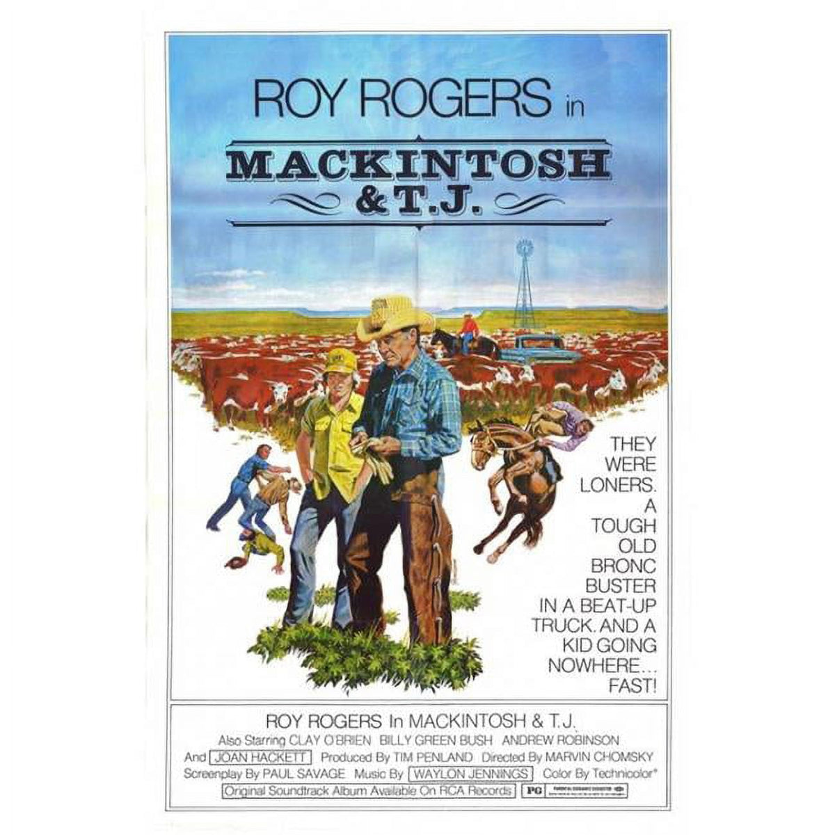 Mackintosh and T.J. movie poster print 27x40