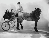 Marx Brothers classic portrait photo print riding horse