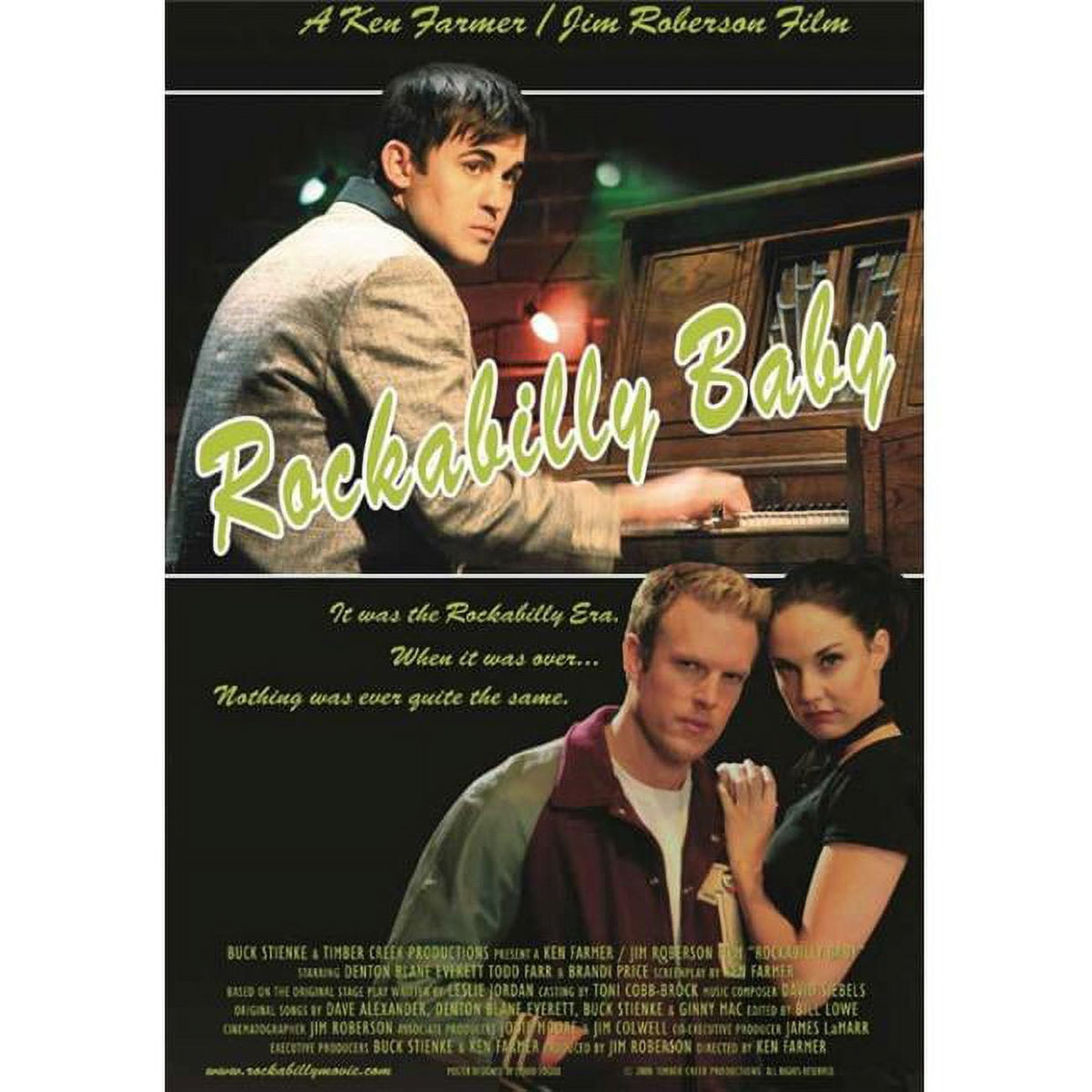 Rockabilly Baby Movie Poster Print 27x40 featuring retro graphics