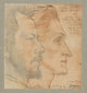 Portraits of Albert Verwey and Stefan George Art Print by Jan Toorop