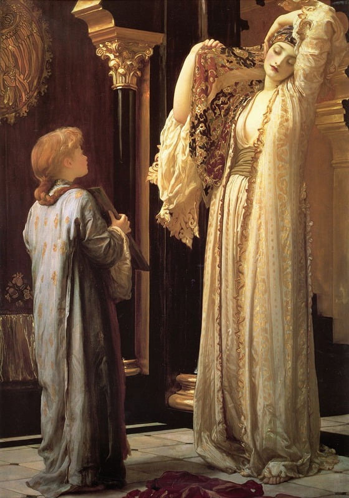Light of the Harem art print by Frederic Leighton, showcasing rich colors and intricate details.