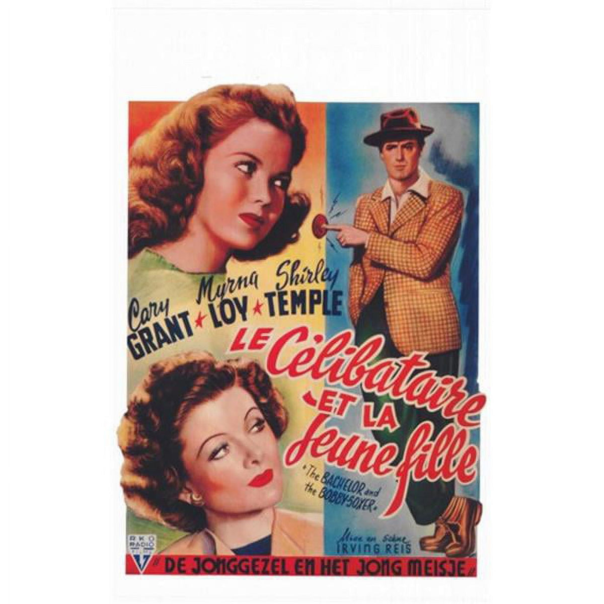 The Bachelor and the Bobby-Soxer Movie Poster 11x17 print