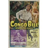 Congo Bill Movie Poster Print 27x40 featuring vibrant artwork.