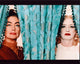 Joan Crawford and Bette Davis Behind Curtains in Whatever Happened to Baby Jane? Photo Print