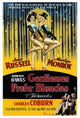 Gentlemen Prefer Blondes Movie Poster Print 27x40 featuring Marilyn Monroe