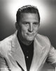 Kirk Douglas in formal outfit black and white portrait photo print.