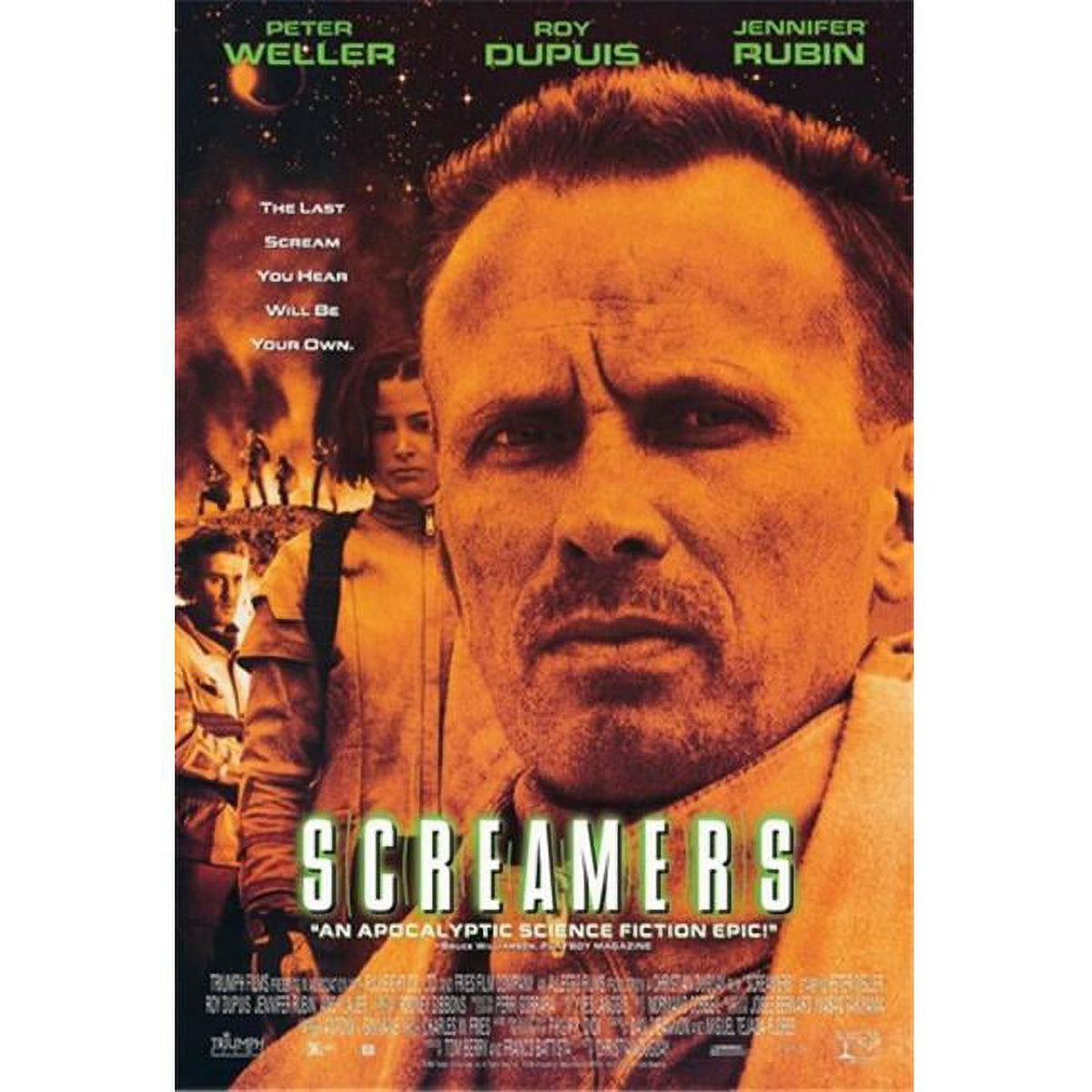 Screamers Movie Poster 11x17 print featuring iconic sci-fi imagery.