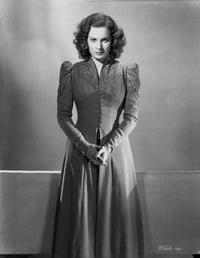 Maureen O'Hara elegant black and white photo print