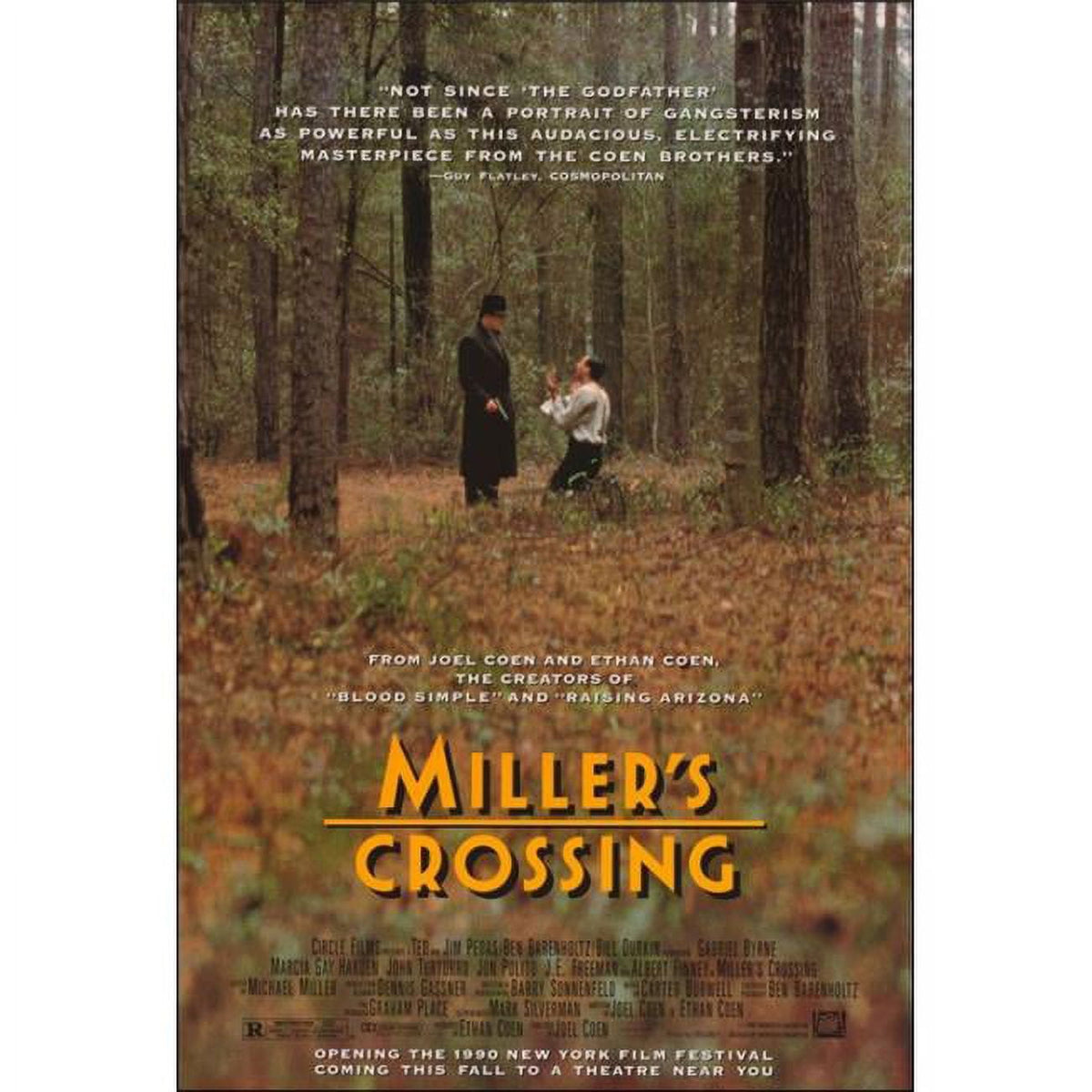 Miller's Crossing Movie Poster Print 27x40 showcasing classic film art.