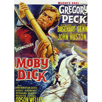 Moby Dick Movie Poster Masterprint showing iconic whale imagery.