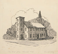 The Old Stone Church (1774) art print by Donald Kirby