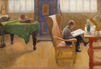 Esbjörn at the Study Corner art print by Carl Larsson, 1912