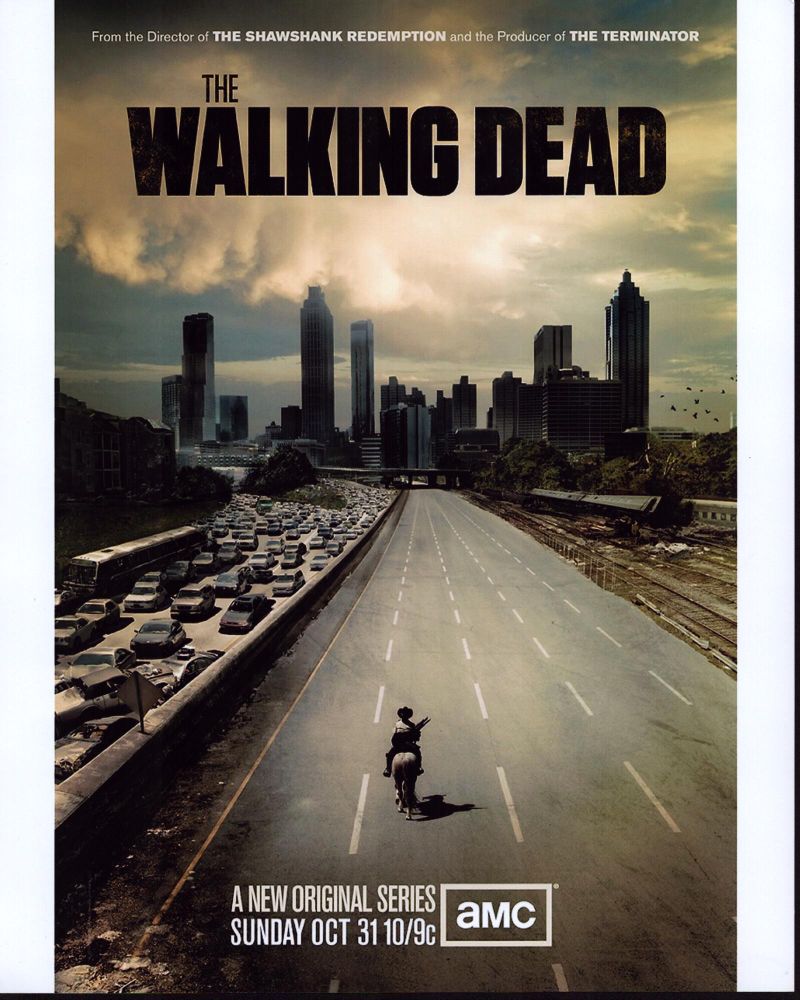 The Walking Dead Highway promotional poster print featuring iconic imagery from the series.