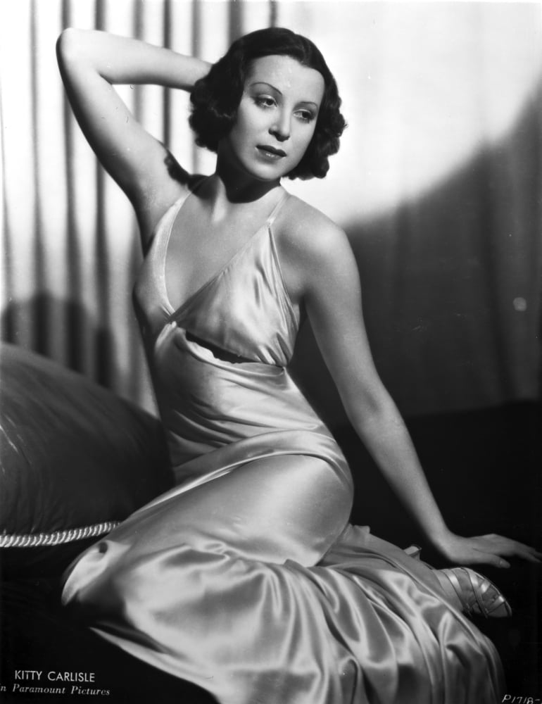 Kitty Carlisle classic photo print showcasing elegance and charm.