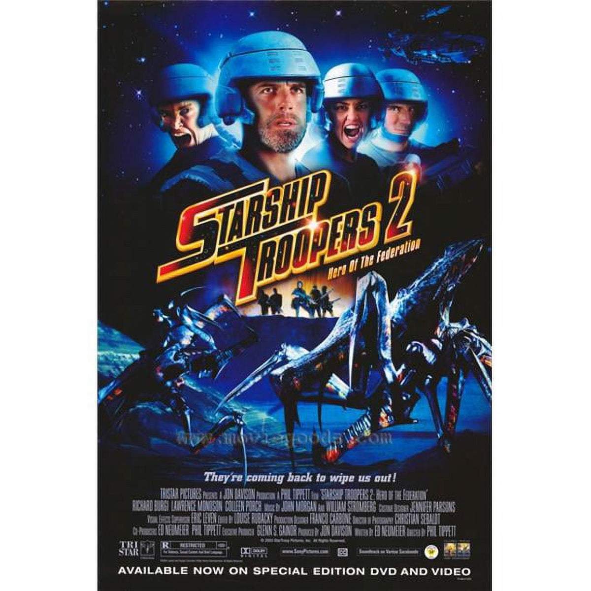 Starship Troopers 2 movie poster print in 27x40 size.