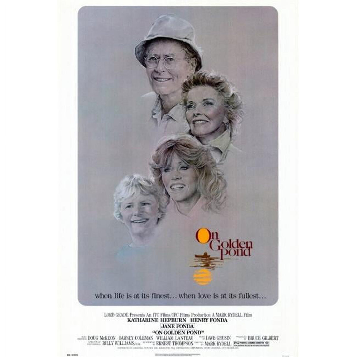 'On Golden Pond' Movie Poster Print - 27x40 Size