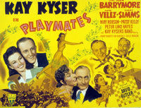 Playmates Movie Masterprint Poster featuring John Barrymore, Kay Kyser, and more.