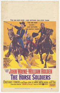 The Horse Soldiers movie poster print in 11x17 size.