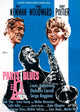 Paris Blues movie masterprint poster featuring Paul Newman and Sidney Poitier, 1961