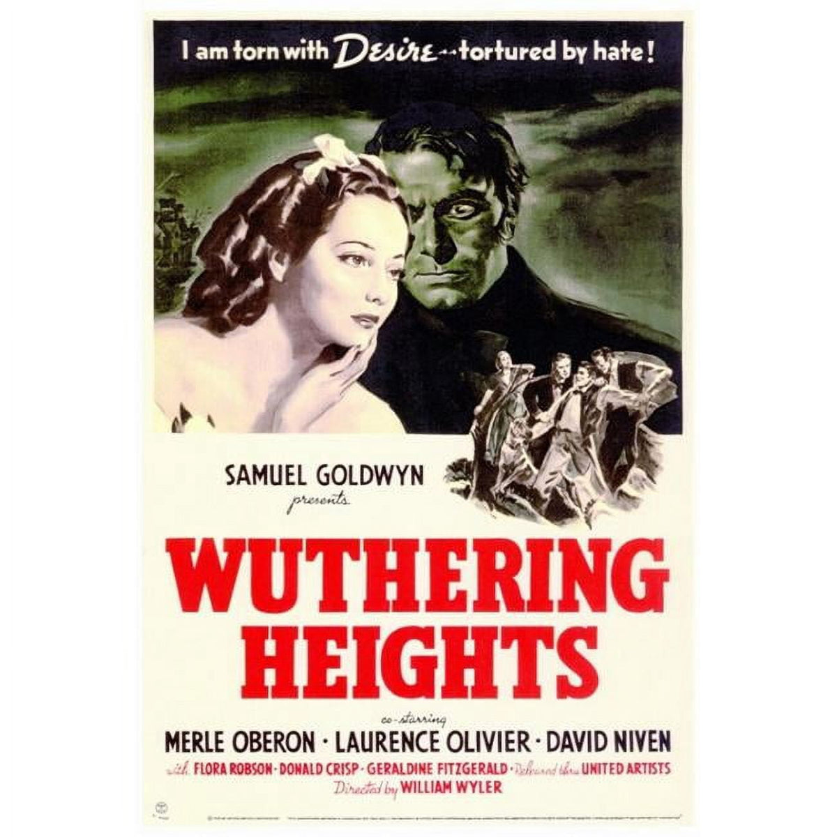 Wuthering Heights Movie Poster Print 27x40